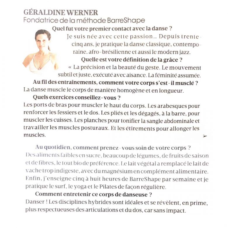 Presse BarreShape Madame Figaro